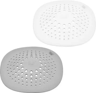 Productafbeelding van Universele Afvoerzeef Set van 2 - Silicone Haarzeef voor Douche, Wastafel en Badkuip