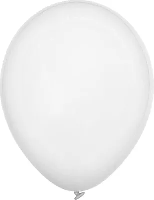 Image de Ballons pastel blancs, 23 cm, 100 pcs.
