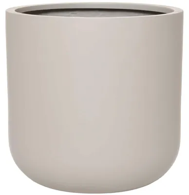 Immagine prodotto di Vaso da fiori CHICO in fibra di vetro color crema 40x40 cm