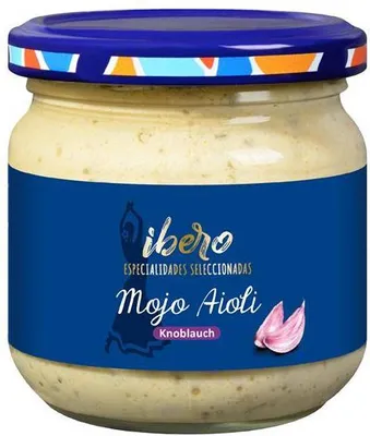 Produktbild von Ibero Mojo Aioli 185 Ml Glas  Vegetarisch Glutenfrei  Aromatisch