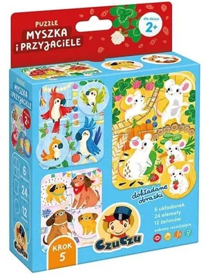 Productafbeelding van CzuCzu Puzzel Muis en Vriendjes 2+ 93792
