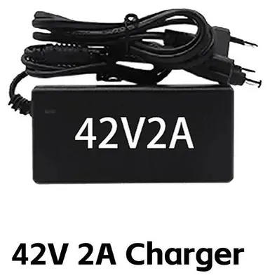 Immagine prodotto di Caricabatterie per scooter elettrici a 36V - Caricabatterie per batterie agli ioni di litio 10S2P - Adatto per batterie da 36V 100Ah - Compatibile con scooter elettrici da 500W