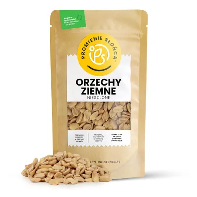 Zdjęcie produktu dla Orzechy Ziemne / Arachidowe 500 g Prażone Niesolone