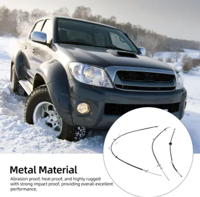Obrázek produktu pro Přední Zadní Levá Pravá Sada brzdových lanek 464KIT-0K040 Náhrada za Hilux GGN25 KUN26 2005-2016