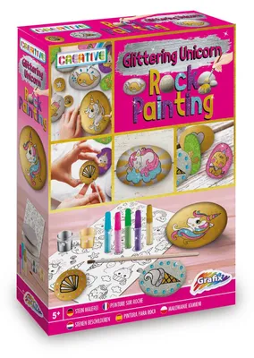 Produktbild von Malerei auf Strass glitzernde Einhorn