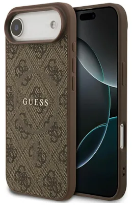 Zdjęcie produktu dla Etui Guess 4G Ring Classic Logo Magsafe Do Iphone Air Brązowy
