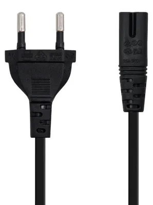 Imagen del producto de Nanocable Cable Alim. forma 8 CEE7/16/M-C7/H, 1.5m
