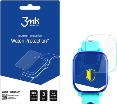 Produktbild von 3mk Display Schutzfolie Watch Protection für Garett Kids Sun Pro 0,2mm (3 Stück)