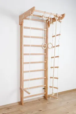 Produktbild von Klettergerüst, Turnwand, Gym Kinder-2-220 Sportgerät, Kletterwand, Holz, Turnwand, Sprossenwand