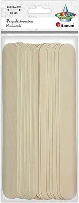 Produktbild von Drewniane patyczki proste 24x200mm 18szt