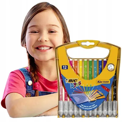 Produktbild von BIC Kids Filzstifte Kindermalstifte 12 Farben