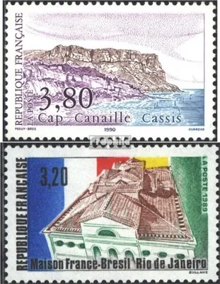 Produktbild von Briefmarken Frankreich 1990 Mi 2796,2797 (kompl.Ausg.) postfrisch Tourismus