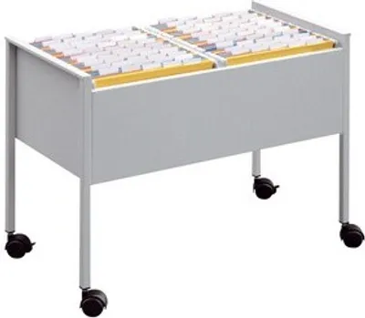 Produktbild von Durable Bürowagen H592xB760xT400mm silber mit 2 Hängeregistern für ca. 100 Hängeordner - 308223