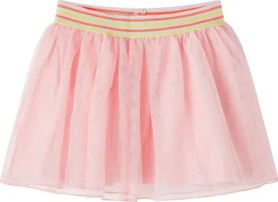 Image de Jupe avec tulle pour enfants rose clair 104