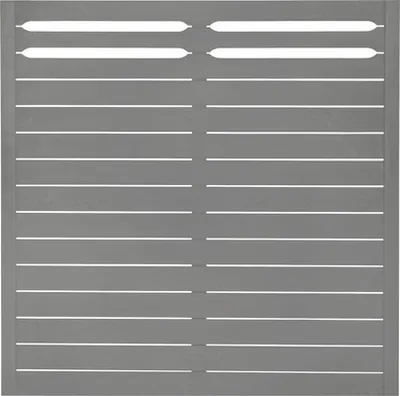 Produktbild von Zaun Hauptelement Konsta Ground 180 x 180 cm basaltgrau