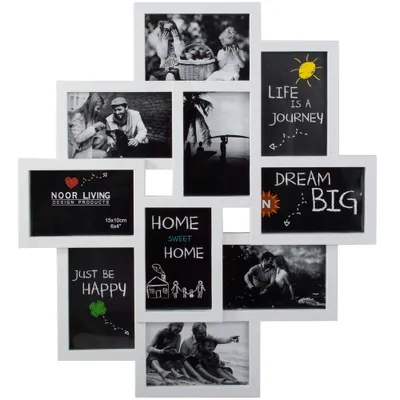 Image de Verk 01453 cadre photo pour 10 photos 54 x 49 cm blanc