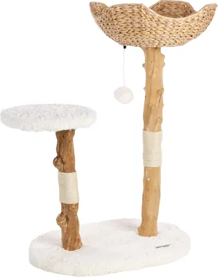 Immagine prodotto di Albero per graffiare Flamingo, colore beige, dimensioni: 75 x 42 x 98 cm