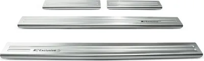 Produktbild von Edelstahl Exclusive Einstiegsleisten passend für Skoda Octavia 3 III 2012-2020, Farbe:Silber