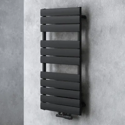 Immagine prodotto di doporro Scaldasalviette 100x60cm, Radiatore Piatto Termoarredo da Bagno Riscaldamento da Acqua Calda Portasciugamani in Acciaio, Antracite