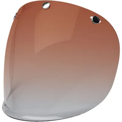 Produktbild von Bell Custom 500 3 Snap Flat Shield Amber Gradient One Size