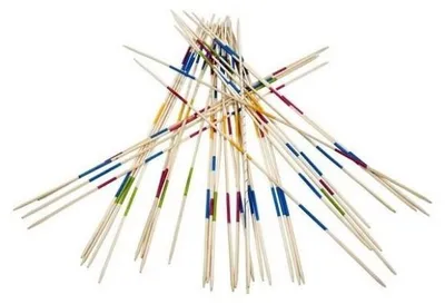 Image de Mikado geant en bois 90 cm - plein air - jeu d'adresse