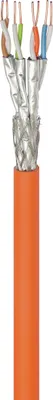 Image de Goobay 91890 CAT 7A câble réseau, S/FTP (PiMF), orange, 500 m - CU, AWG 23/1 (solid), LSZH