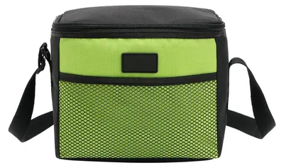 Image de Sac isotherme pliable de 5 litres, idéal pour le pique-nique, le bureau ou les voyages, de couleur verte