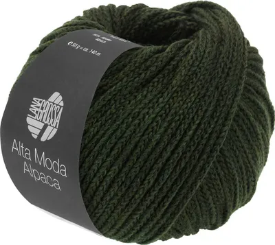 Produktbild von Lana Grossa ALTA MODA ALPACA 50 g edles Garn aus hauchfeinem Baby-Alpaca 140 m Farbe 101 - Waldgrün