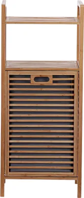 Immagine prodotto di Armadietto in bambù per la conservazione dei vestiti sporchi Hamper Scaffale per il bagno