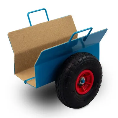 Produktbild von Bituxx Plattenklemmwagen Plattenkarren Transportwagen Plattenwagen Transporthilfe Trockenbau Rollwagen bis 275Kg mit Luftbereifung MS-19187