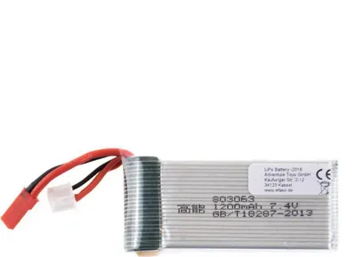Produktbild von Akku 7,4V / 1200 mAh / Li-Po / JST Stecker / X101