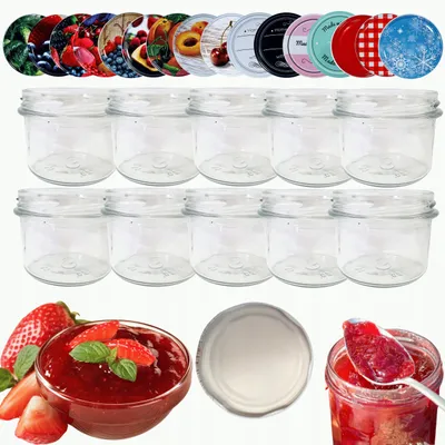 Produktbild von Wamar-Sosenka Glasbehälter 235ml 10 Stück Twist-Off