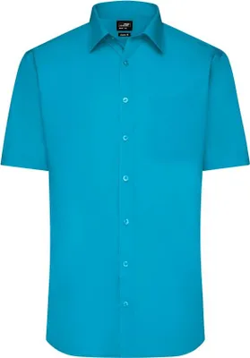 Produktbild von Klassisches Shirt aus pflegeleichtem Mischgewebe turquoise, Gr. XXL