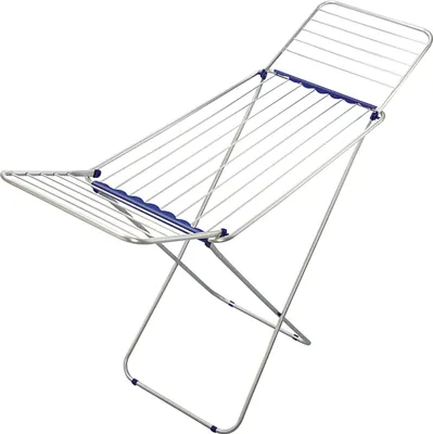 Image de LEIFHEIT Sèche-linge sur pied Siena 180 114cm blanc / bleu