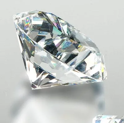 Produktbild von Deko Diamant klar D. 5cm Glas geschliffen Formano