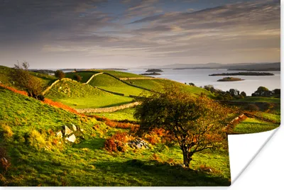 Produktbild von MuchoWow® Poster Sonnenuntergang in Irland 90x60 cm - Schlafzimmer