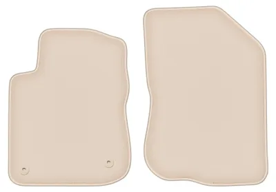Immagine prodotto di Tappetini anteriori in moquette per Peugeot 2008 I 2013-2019 (crossover) – 2 pezzi, beige, su misura – Wielganizator FORTUNA