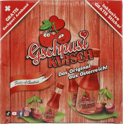 Produktbild von Gschpusi Kirsch 20% Vol. 25x0,02l mit Sticker