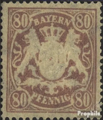 Produktbild von Briefmarken Bayern 1900 Mi 68y postfrisch Staatswappen
