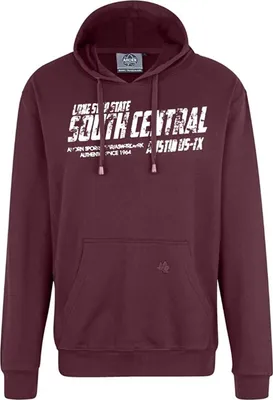 Produktbild von Übergrößen Kapuzen-Sweatshirt AHORN SPORTSWEAR Lone Star weiß Maroon Red 4XL