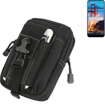 Produktbild von K-S-Trade Gürtel Tasche kompatibel mit ZTE Blade V2020 Gürteltasche Holster Schutz Hülle Handy Hülle Smartphone outdoor Handy-Hülle schwarz