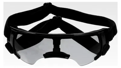 Produktbild von Hunde Sonnenbrille mit UV-Schutz, verstellbar für Welpen und große Hunde, aus robustem Material, mit Anpassungen für Nase und Ohren, Windschutzbrille für Outdoor-Aktivitäten