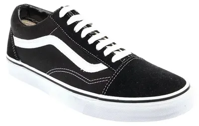 Produktbild von Vans - Herren/Damen Uni Sneaker "Old Skool", Wildleder PP518 (35,5 EU) (Weiß/Schwarz)