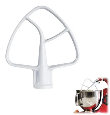 Flachrührer aus Aluminium, beschichtet, für 4,5-5 Qt Kippkopf-Mixer