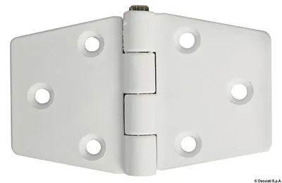 Immagine prodotto di Cerniera in nylon rinforzato, bianco 54x38 mm, 1 pezzo