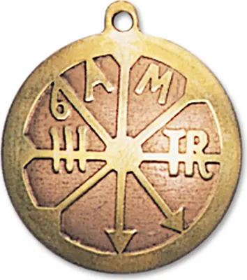 Produktbild von magischer Talisman 34 Anhänger Schmuck 27x25mm