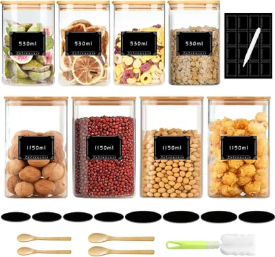 Lot De 20 Couvercles TO 82 Bleu Blanc Checked I Convient Pour Pots De