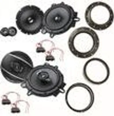 Produktbild von Pioneer TS-A1600C TS-A1670F Lautsprecher vorne hinten Einbauset für Golf 5