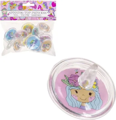 Produktbild von Kreisel Prinzessin "12er Pack" - ca. 3,5 cm