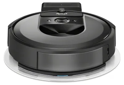 Obrázek produktu pro iRobot Roomba Combo i8, Bezsáčkové, Černá, Kulatý, Nabíjecí, Tvrdá podlaha, 93 mm